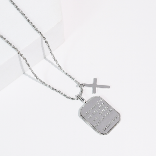 Isaiah 40:31 Silver Necklace