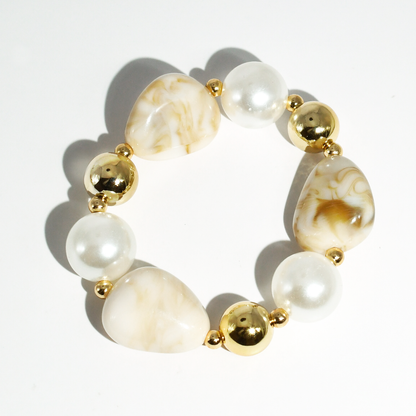 colorful gemstone jewelry, beaded fashion bracelet, gold or silver tone accessory, handcrafted beaded piece, trendy boho chic jewelry, vibrant statement wristwear, artisan handmade design, everyday stackable accessory, fashion jewelry for women, premium jewelry gift idea, boutique style wristwear, elevated modern jewelry