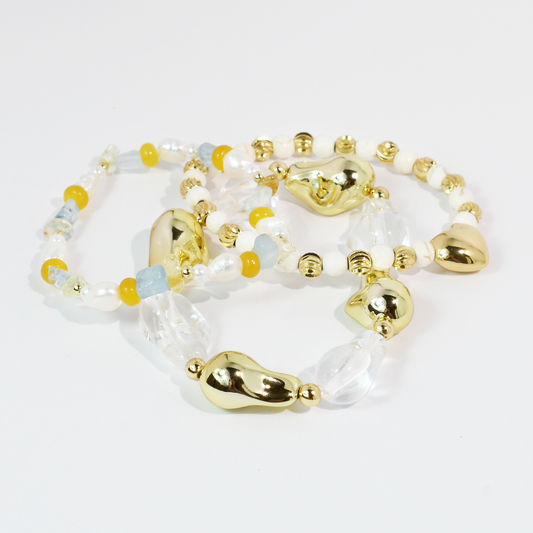 Ivory Luxe Bracelet Stack