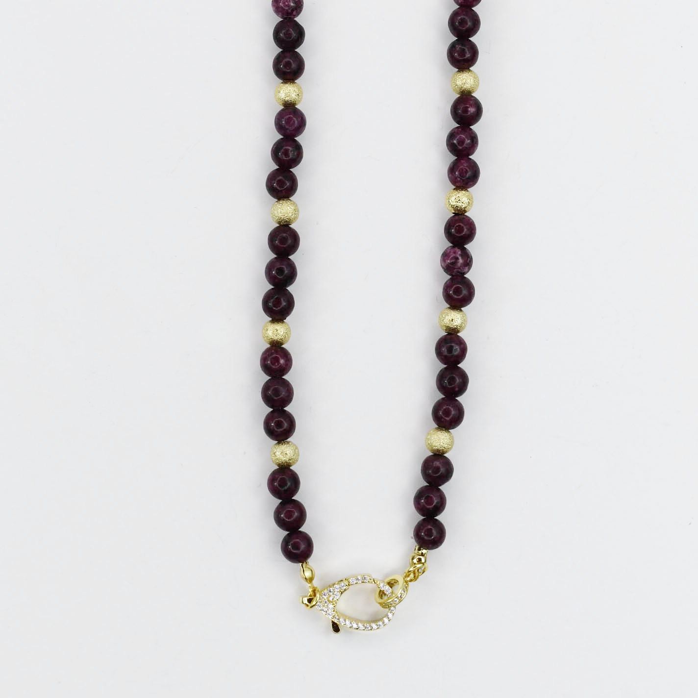 Colorful charms gold necklace featuring gemstone details, layered jewelry design, trendy accessory for women’s jewelry collections, boutique wholesale fashion necklace that is hypoallergenic, tarnish free, and waterproof jewelry with a cute aesthetic statement style,tiger eye tones