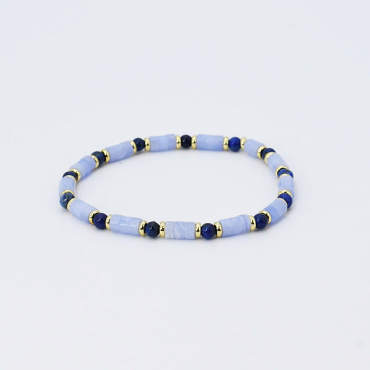 Light Blue Natural Stone Bracelet