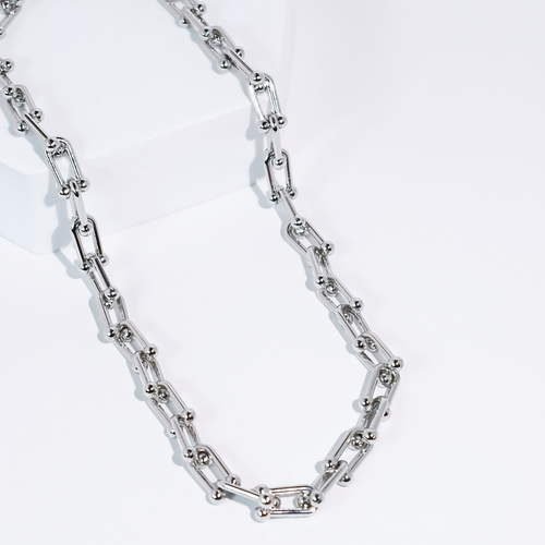 Link Up Silver Necklace