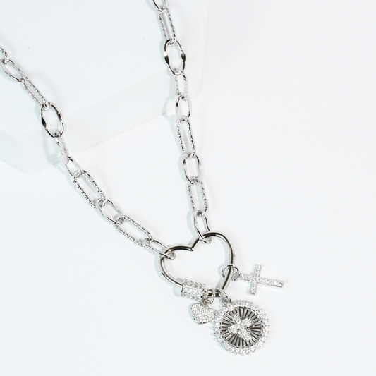 Love and Grace Silver Necklace