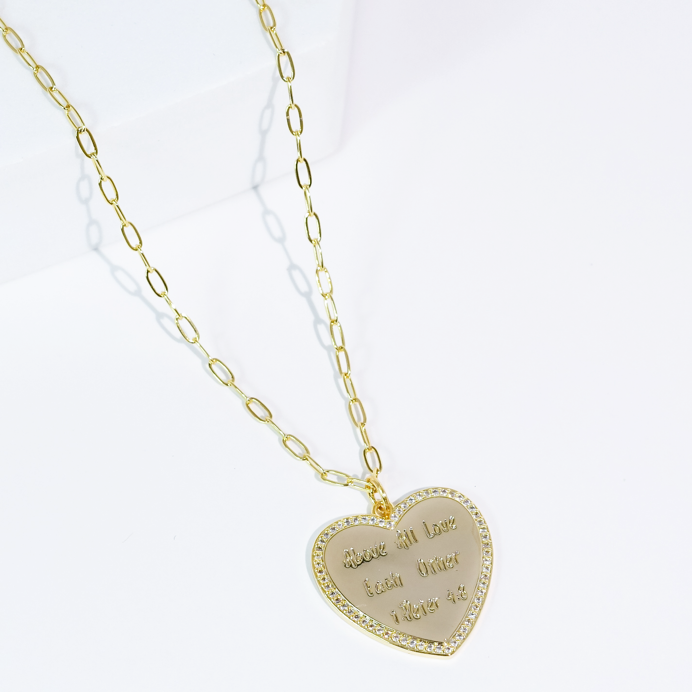 Love Each Other Gold Necklace