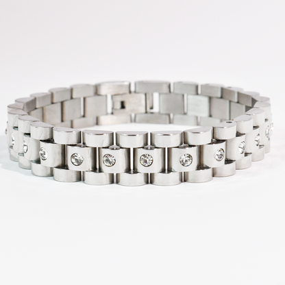 Luxe Everyday Bracelet Silver Waterproof