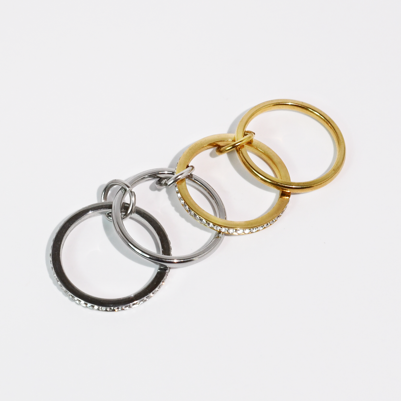 Luxe Layer Band Silver Size 7