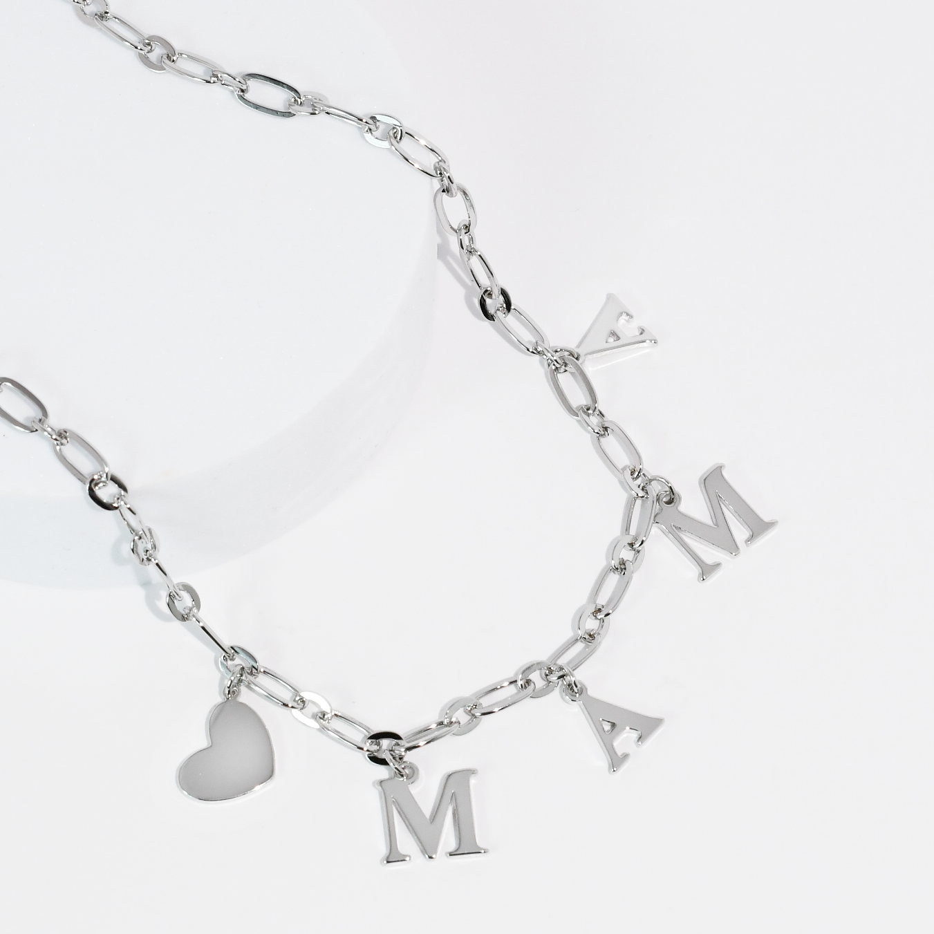 Mama Charm Silver Necklace