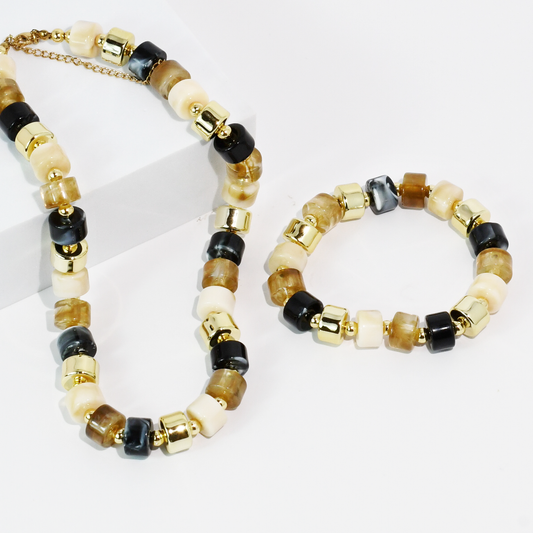 Mocha Mood Necklace Set
