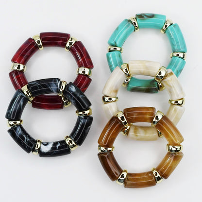 colorful gemstone jewelry, beaded fashion bracelet, gold or silver tone accessory, handcrafted beaded piece, trendy boho chic jewelry, vibrant statement wristwear, artisan handmade design, everyday stackable accessory, fashion jewelry for women, premium jewelry gift idea, boutique style wristwear, elevated modern jewelry