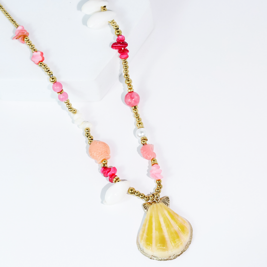 Ocean Breeze Beaded Necklace