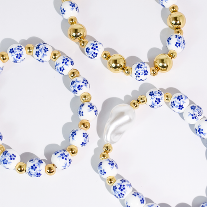 colorful gemstone jewelry, beaded fashion bracelet, gold or silver tone accessory, handcrafted beaded piece, trendy boho chic jewelry, vibrant statement wristwear, artisan handmade design, everyday stackable accessory, fashion jewelry for women, premium jewelry gift idea, boutique style wristwear, elevated modern jewelry