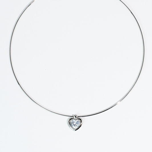 One Love Necklace Silver