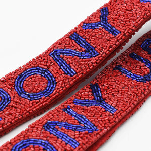 PONY UP Red/Blue  Strap
