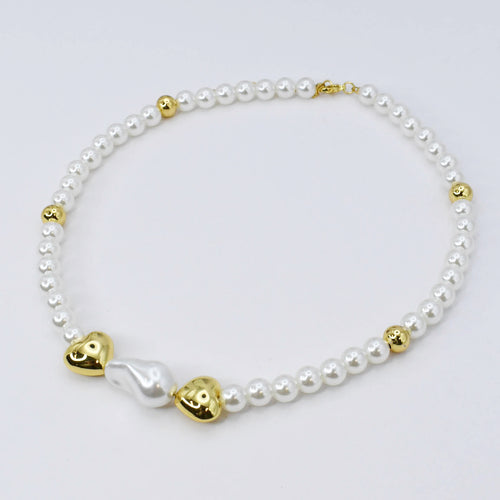 Pearl Heartbeat Necklace