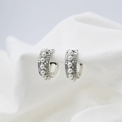 Pearly Silver Cuff