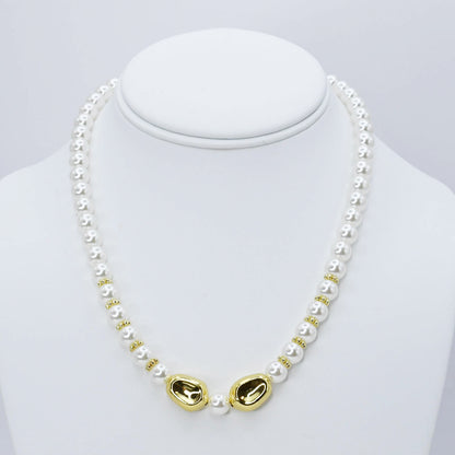 dainty gold necklace, layered design, boutique wholesale, womens accessories, statement piece, trendy style, waterproof, hypoallergenic, tarnish free,pearls
