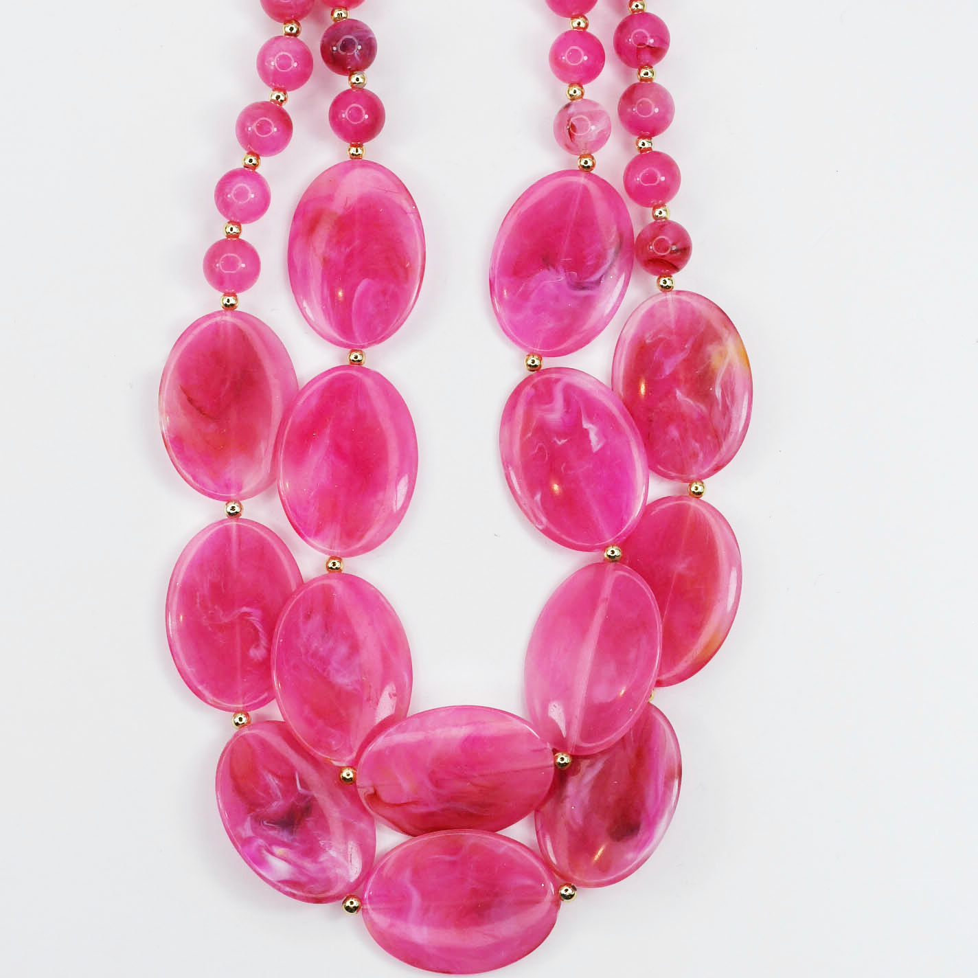 Colorful charms gold necklace featuring gemstone details, layered jewelry design, trendy accessory for women’s jewelry collections, boutique wholesale fashion necklace that is hypoallergenic, tarnish free, and waterproof jewelry with a cute aesthetic statement style