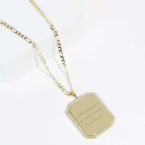 Psalm 46:5 Gold Necklace