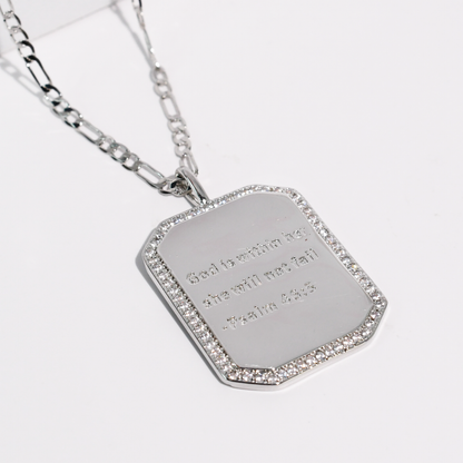 Psalm 46:5 Silver Necklace