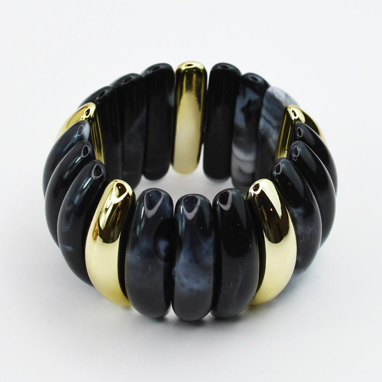 colorful gemstone jewelry, beaded fashion bracelet, gold or silver tone accessory, handcrafted beaded piece, trendy boho chic jewelry, vibrant statement wristwear, artisan handmade design, everyday stackable accessory, fashion jewelry for women, premium jewelry gift idea, boutique style wristwear, elevated modern jewelry