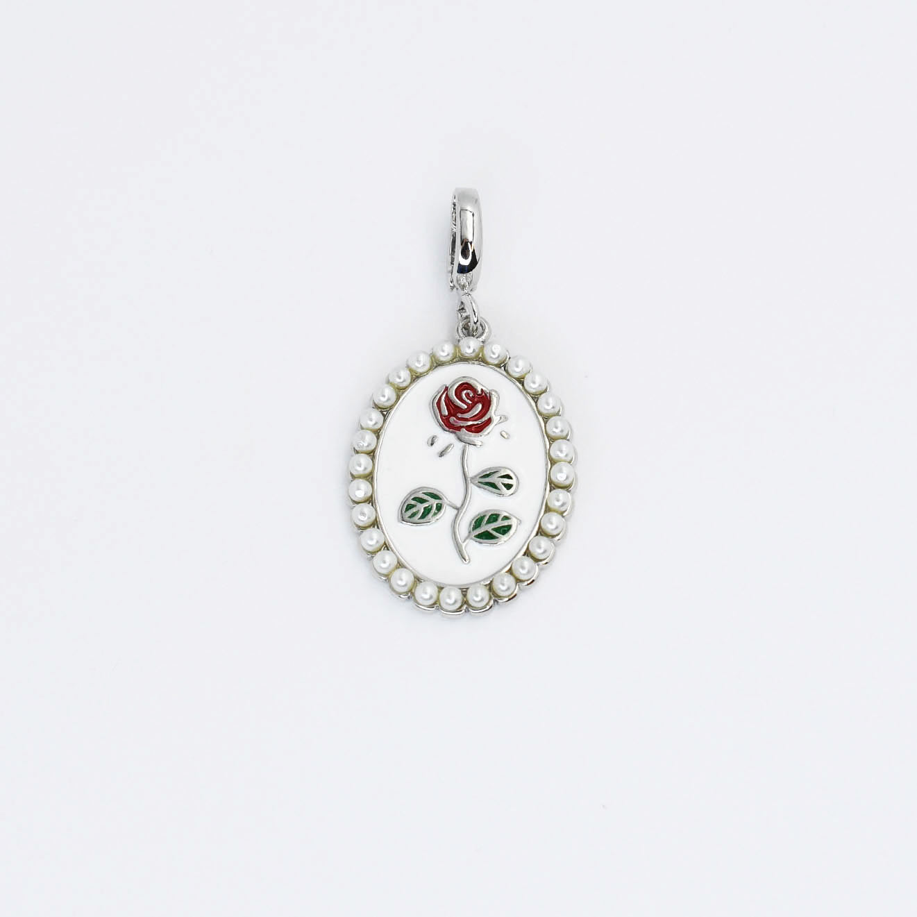 Rose Silver Charm CH-56