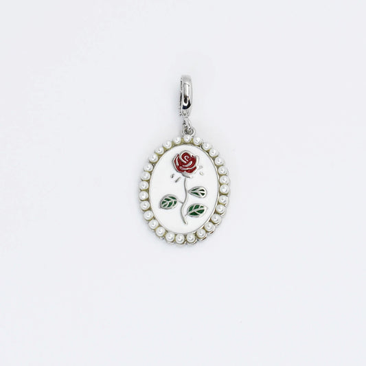 Rose Silver Charm CH-56