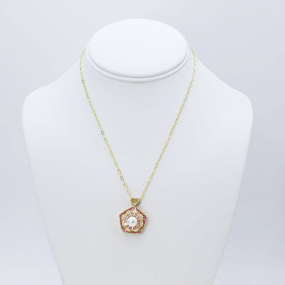Rosy Radiance Necklace J28