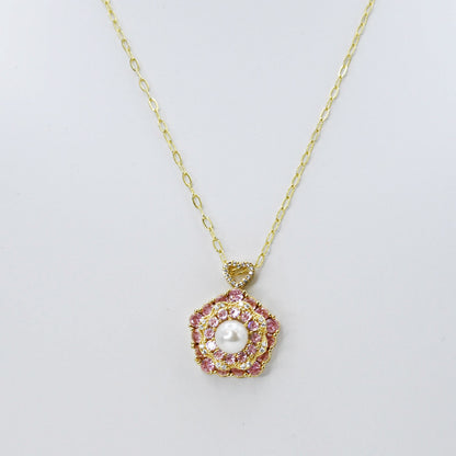 Rosy Radiance Necklace J28