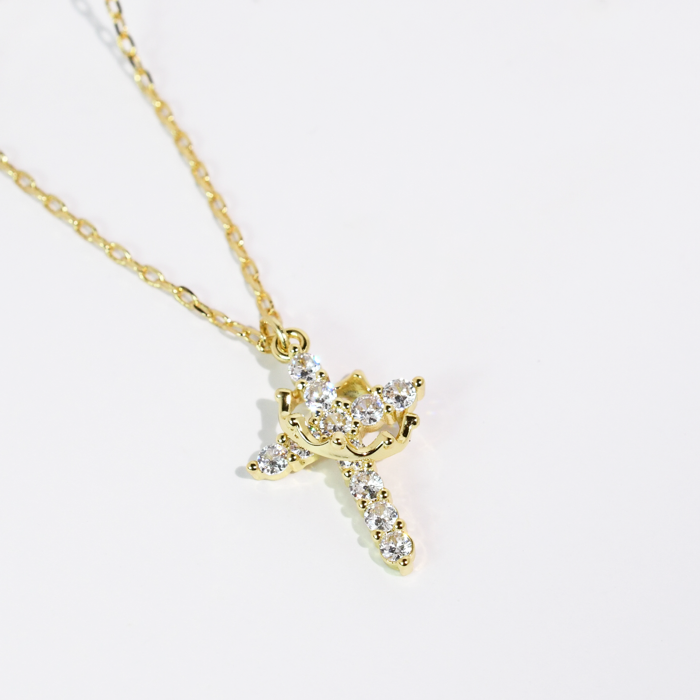 Royal Faith Cross Necklace
