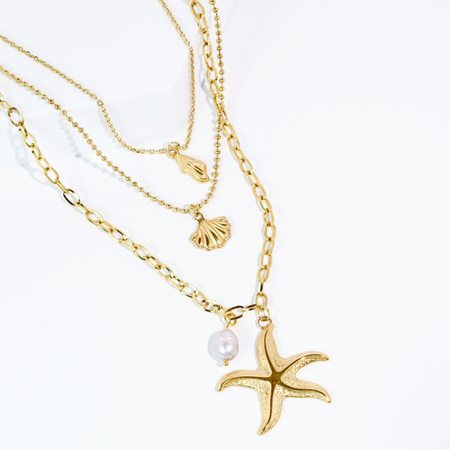 Sandy Shore Layers Necklace