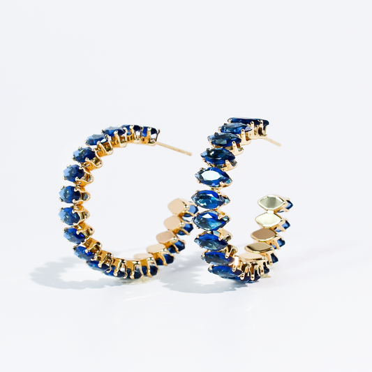 Saphire Royale Hoop