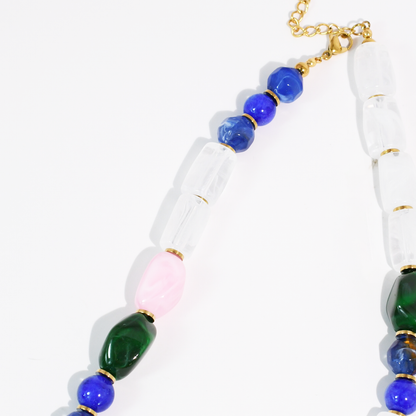 Sapphire Golden Necklace