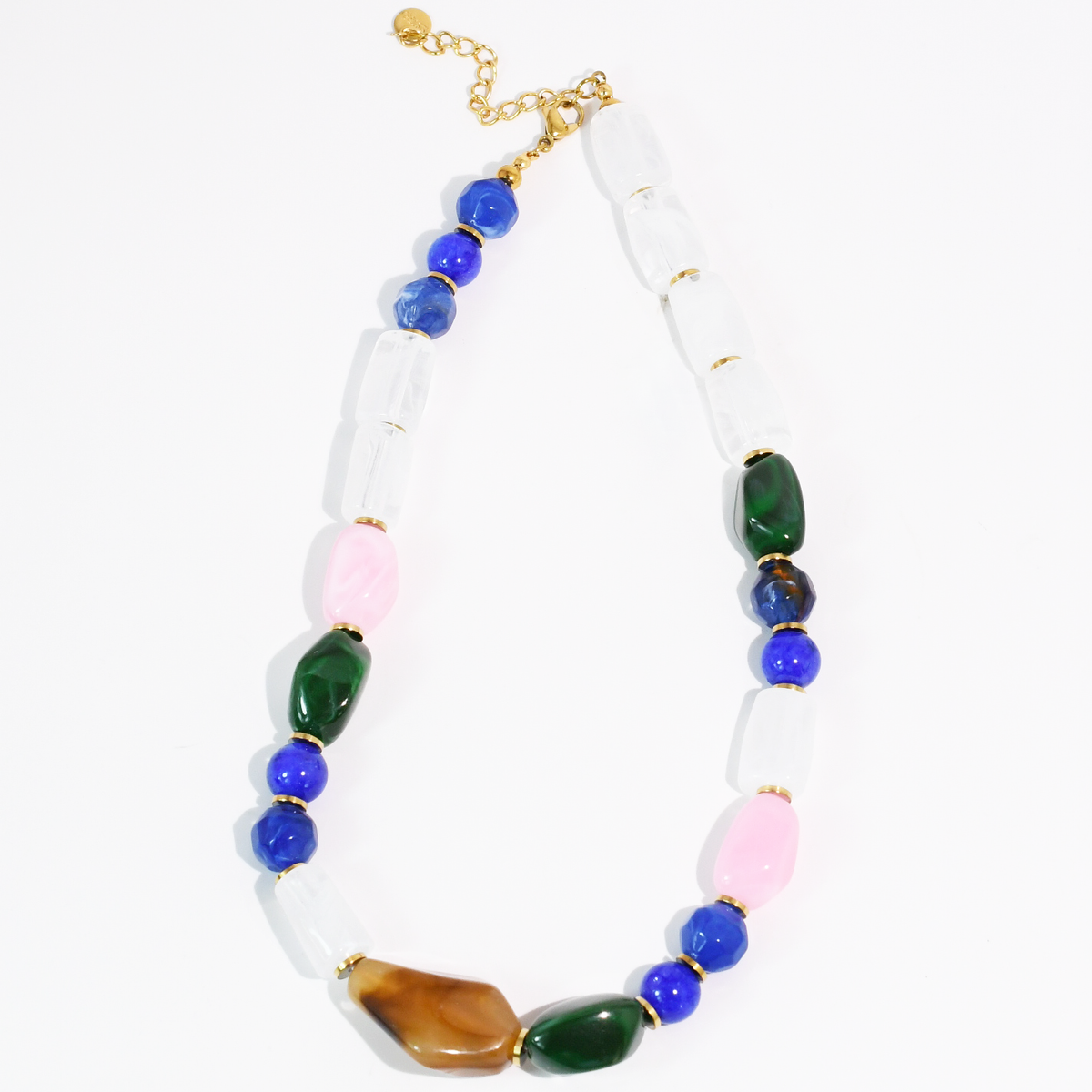 Sapphire Golden Necklace