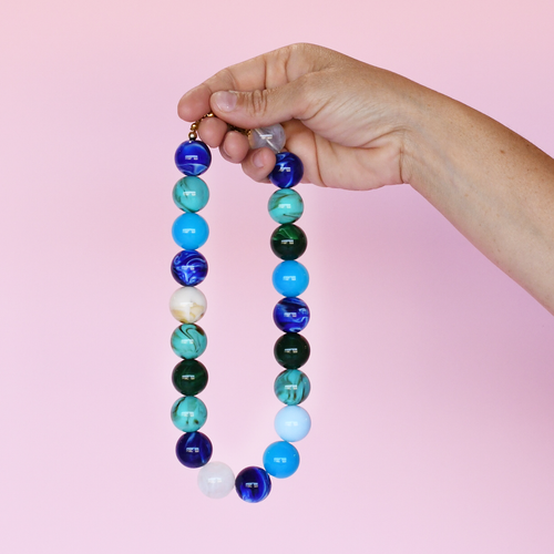 Sea Glass Beads Necklace