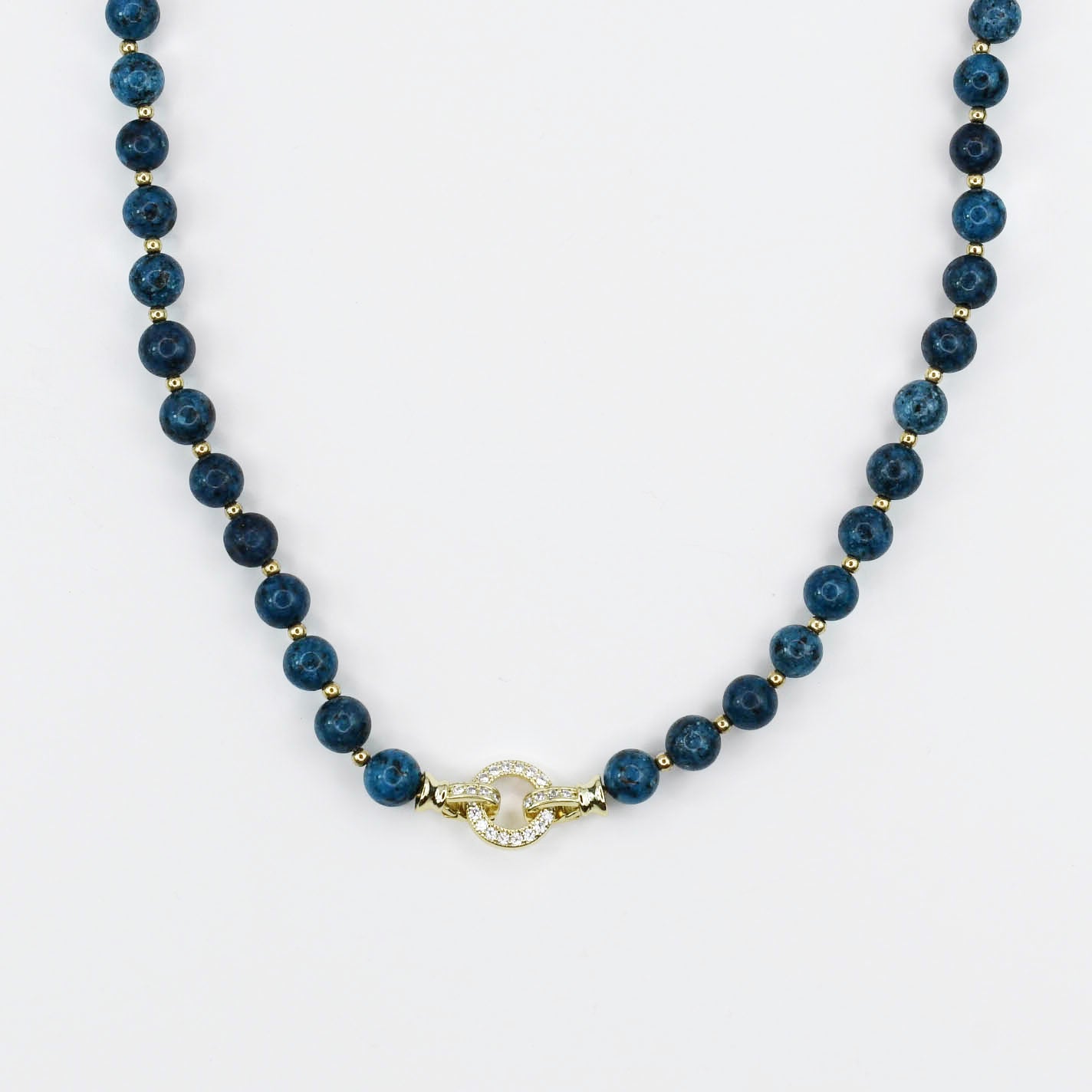 Colorful charms gold necklace featuring gemstone details, layered jewelry design, trendy accessory for women’s jewelry collections, boutique wholesale fashion necklace that is hypoallergenic, tarnish free, and waterproof jewelry with a cute aesthetic statement style