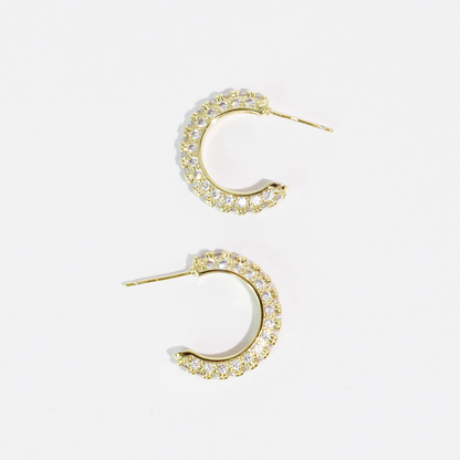 Shine On Gold Hoop