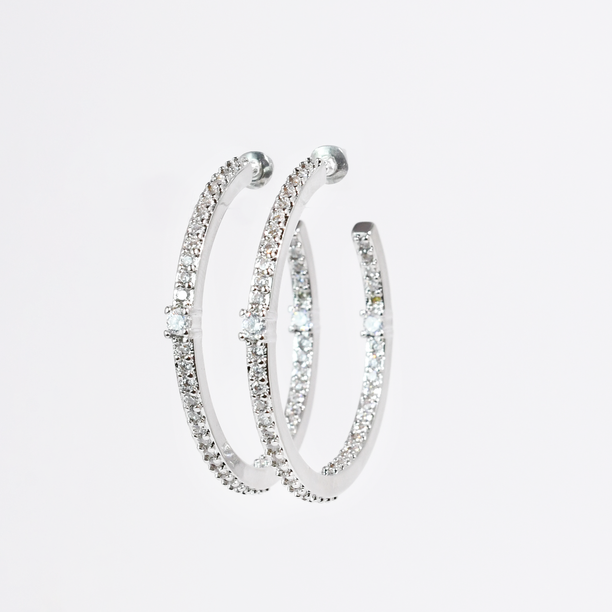 Shine on Hoops Silver