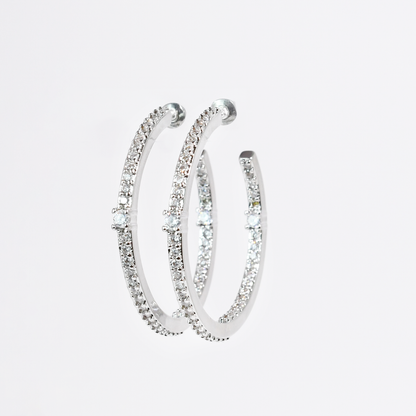 Shine on Hoops Silver