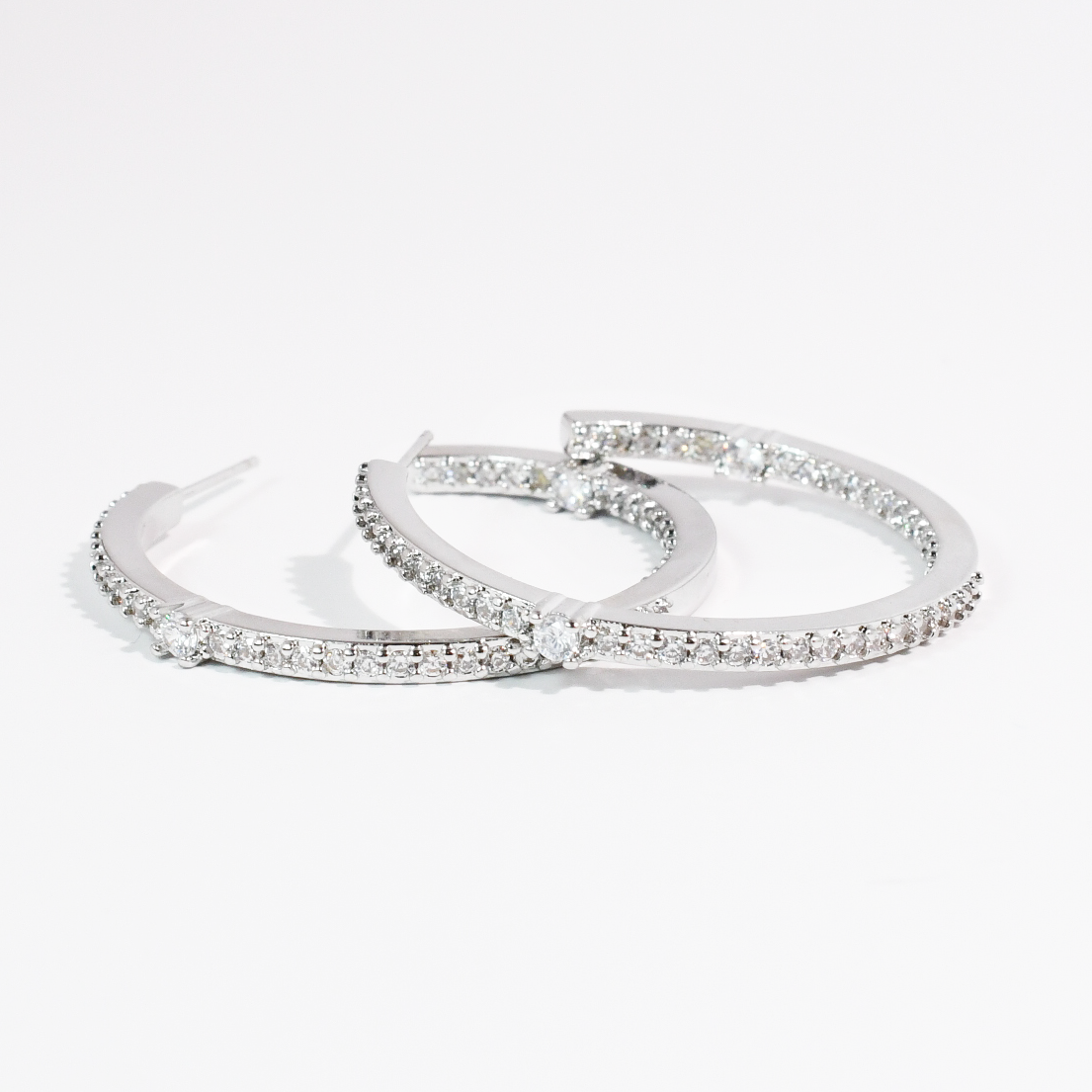 Shine on Hoops Silver
