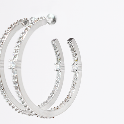 Shine on Hoops Silver