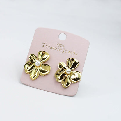 waterproof hypoallergenic earrings, tarnish free 14k gold jewelry, dainty gold earrings, gold hoop earrings, handcrafted gemstone earrings, boutique wholesale earrings, high-quality gold jewelry