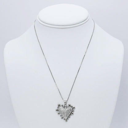 Shining Love Necklace Silver