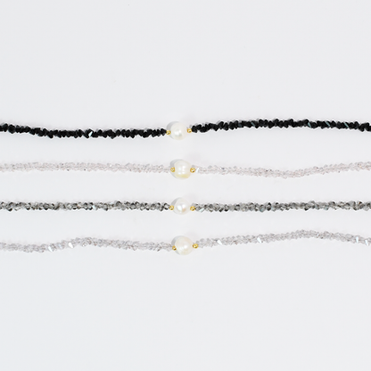 Single Glam Pearl Necklace