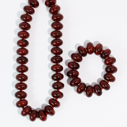 Sugar Bead Maroon Set