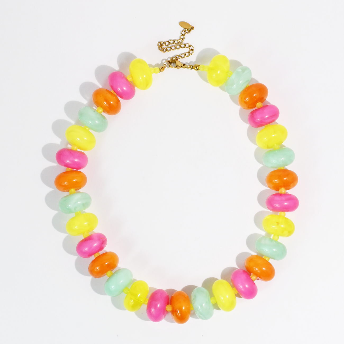 Sugar Bead Multi Bright Necklace