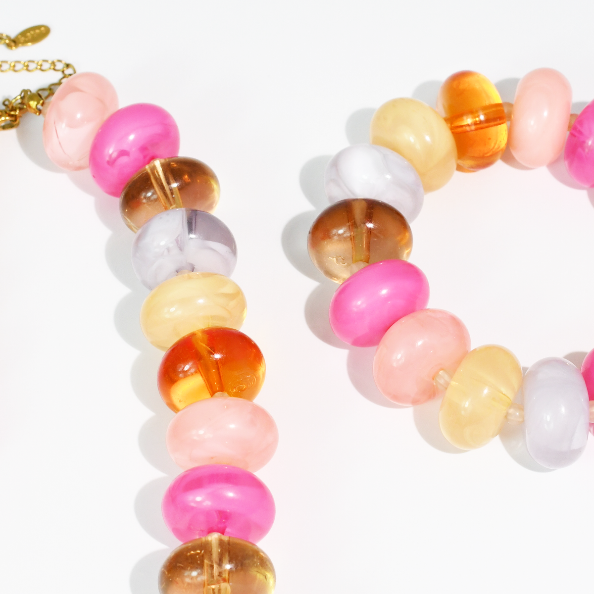Sugar Bead Set Pink/Brown