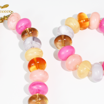 Sugar Bead Set Pink/Brown