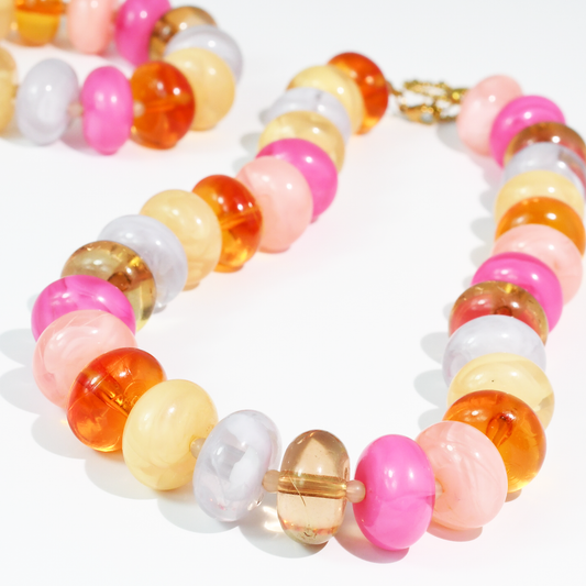 Sugar Bead Set Pink/Brown