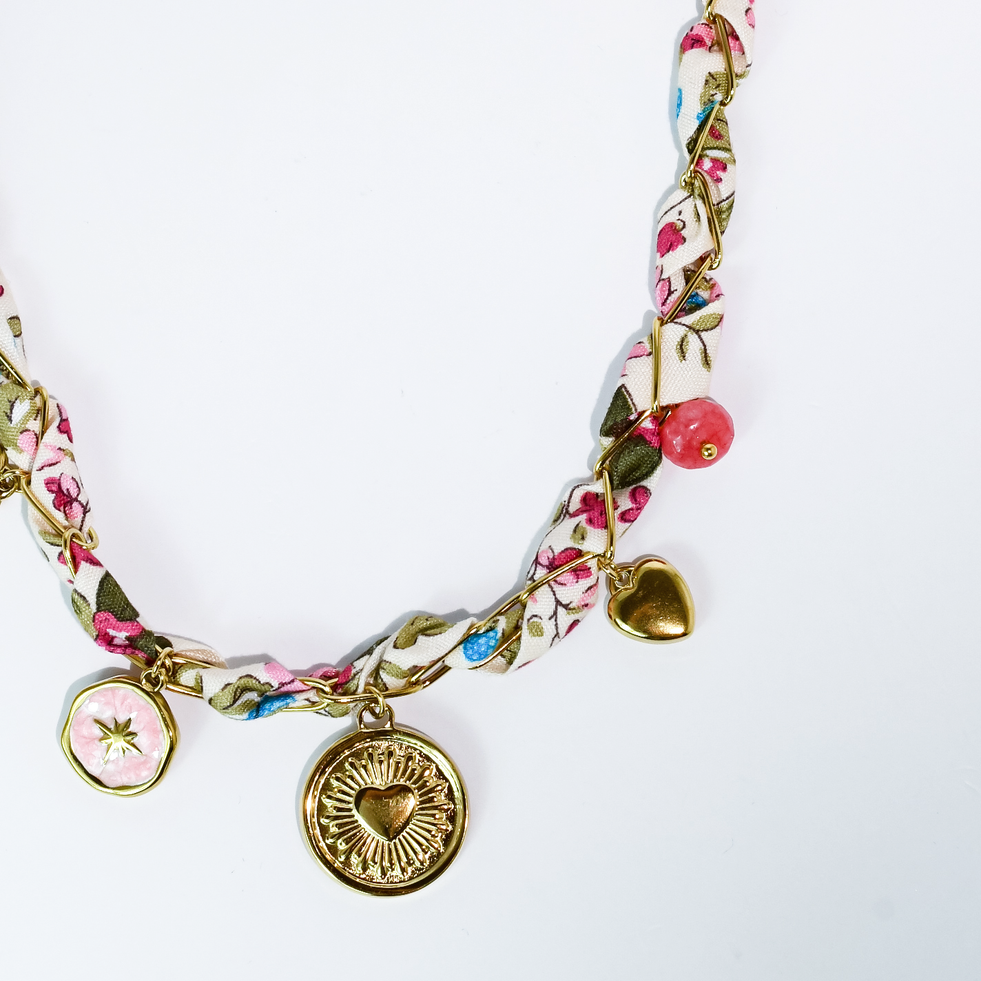 Sunny Twist Charm Necklace