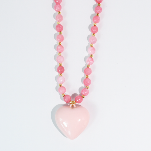 Sweet Rose Heart Necklace